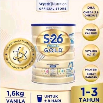 SUSU S-26 PROCAL GOLD 1-3 tahun