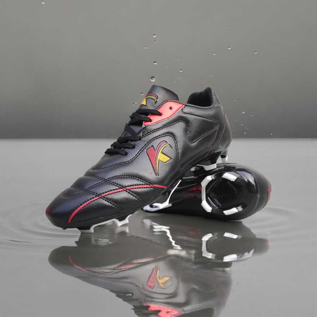SEPATU BOLA KINIKO STAR ONE ORIGINAL BLACK-SEPATU BOLA PRIA TERBARU KINIKO