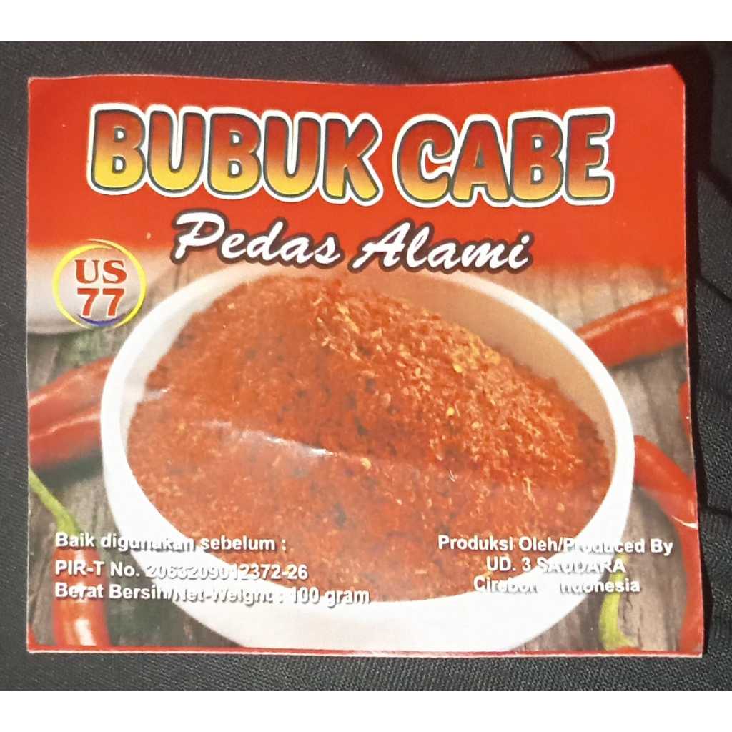 

BUBUK Cabai Tabur INSTANS/BUBUK CABAI/CABE BUBUK 500 GRAM