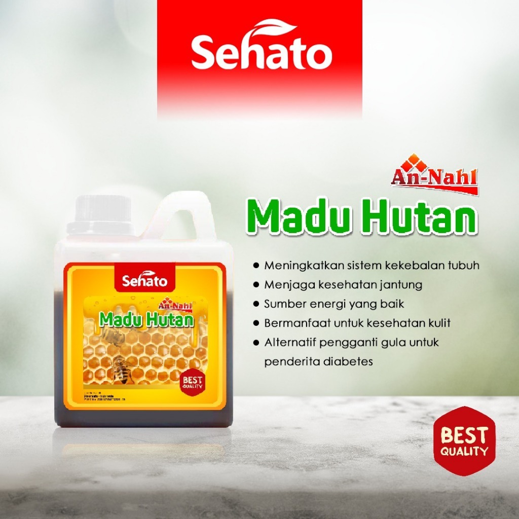 

Sehato Madu Hutan An-Nahl 500 gr 1 kg Pure Honey ORIGINAL