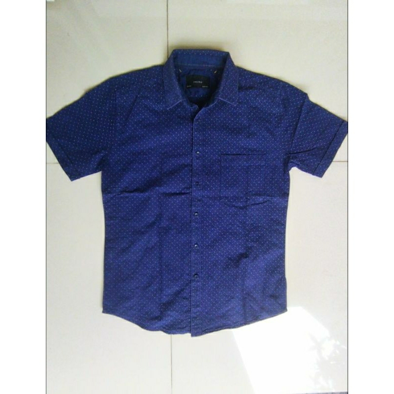 Kemeja Valino Navy