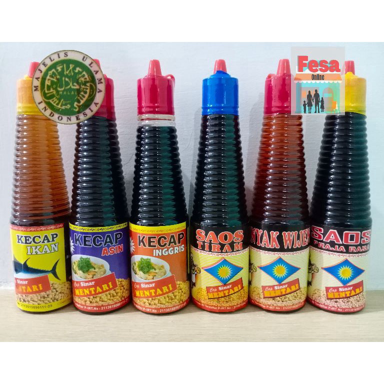 

Aneka Saos Saos Raja Rasa Saos Tiram Minyak Wijen Kecap Inggris Kecap Asin Kecap Ikan