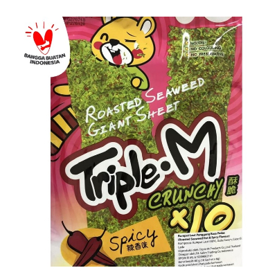 

Triple M roasted seaweed - snack seaweed - makanan ringan