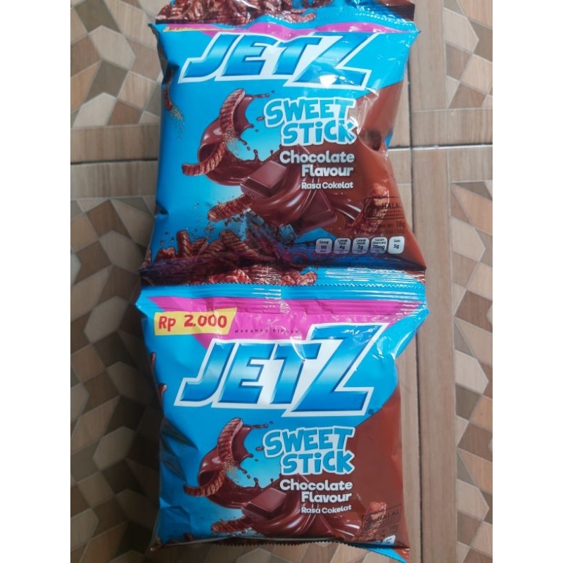 

[1 RENTENG] Jet Z Sweet Stick Rasa Cokelat Isi 10 x 18 g