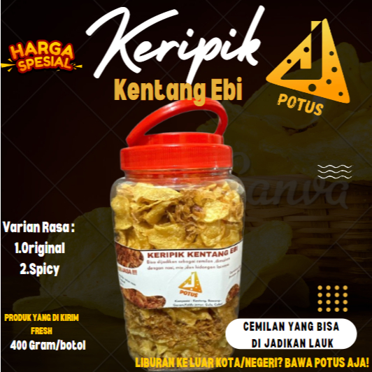 

Promo Keripik Kentang Ebi 400 Gram