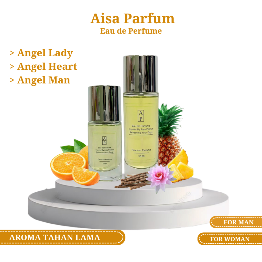 Parfum Angel Man/Angel Lady/Angel Heart Pria Wanita Aroma Segar Wangi Tahan Lama