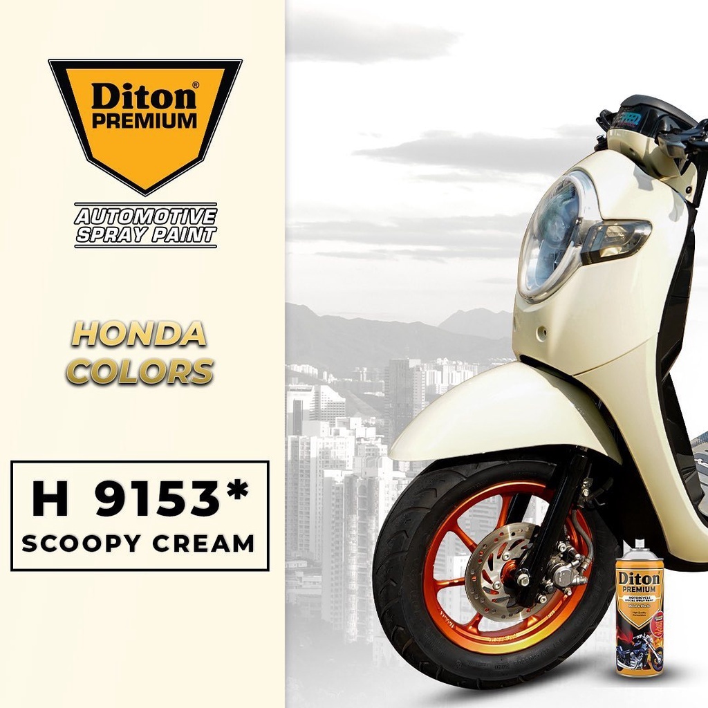 Cat Semprot Pilok Pylox Pilox Diton Premium 400CC - Scoopy Cream 9153