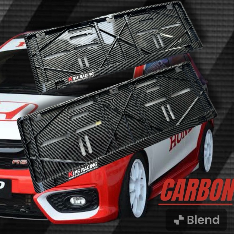 KODE T16O dudukan plat nomor mobil carbon tempat plat nomor mobil carbon cover plat nokor aksesoris 