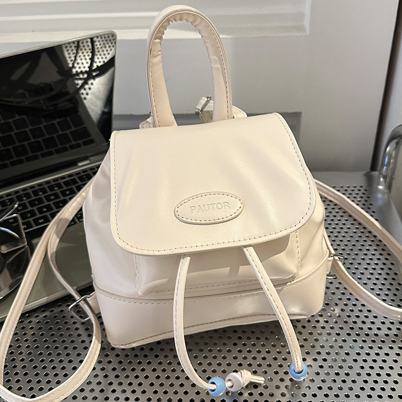 TAS Wanita Lucu HOTANK Tas Ransel Retro Wanita Ransel Perguruan Tinggi Bentrokan Angin Tas Bahu