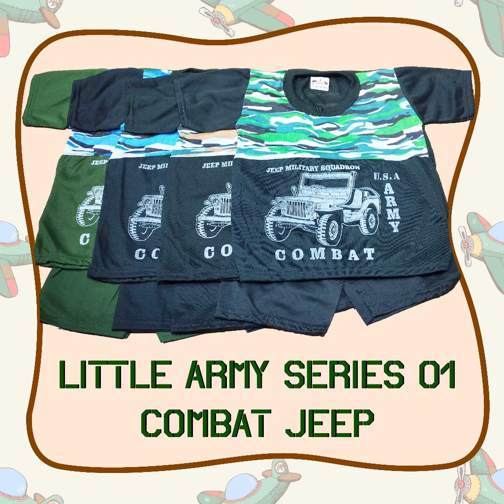 Baju Little army untuk anak laki-laki