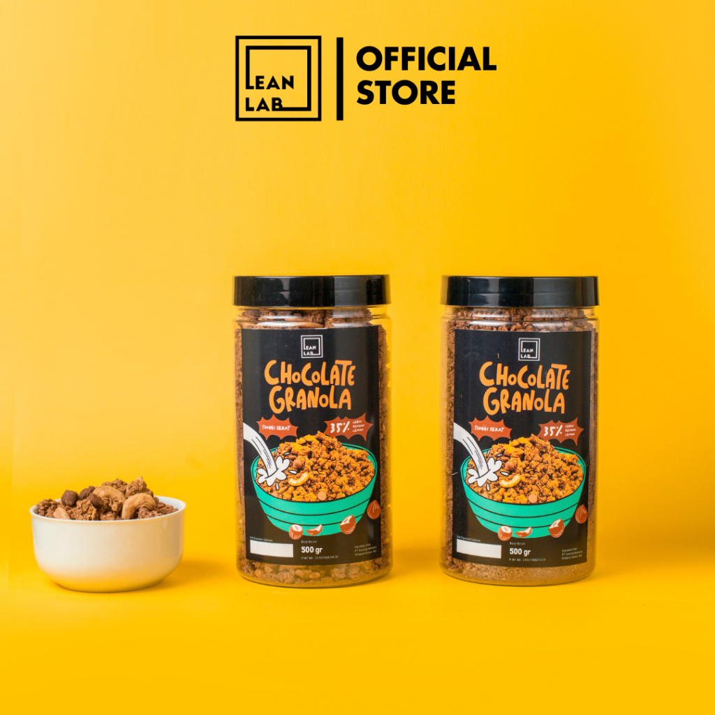 

QH Lean Lab Double Granola 500gr x2 Tanpa Pengawet