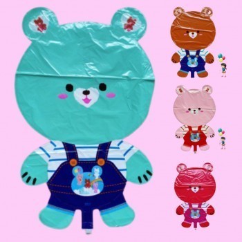 1pack BERUANG BESAR METALIK (BALON GAS/FOIL/TERBANG/KARAKTER) 1pack=50pc