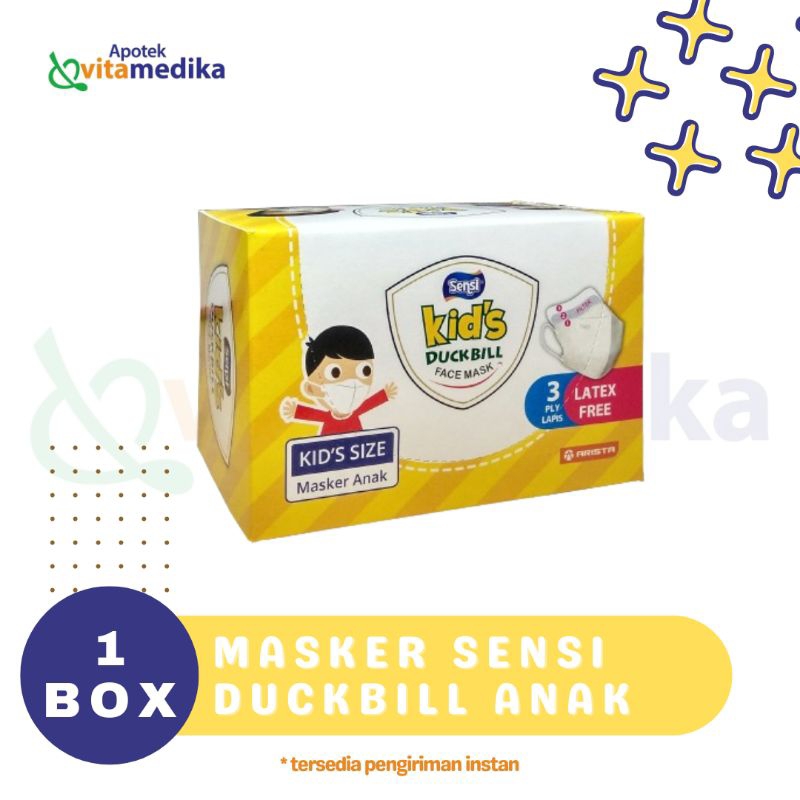 MASKER ANAK SENSI DUCKBILL 1BOX