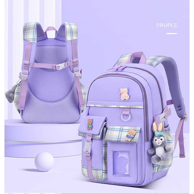 Tas Sekolah Anak Perempuan Tas Sekolah Anak Cewek Tas Anak Sekolah Dasar Terbaru Model Import 2025