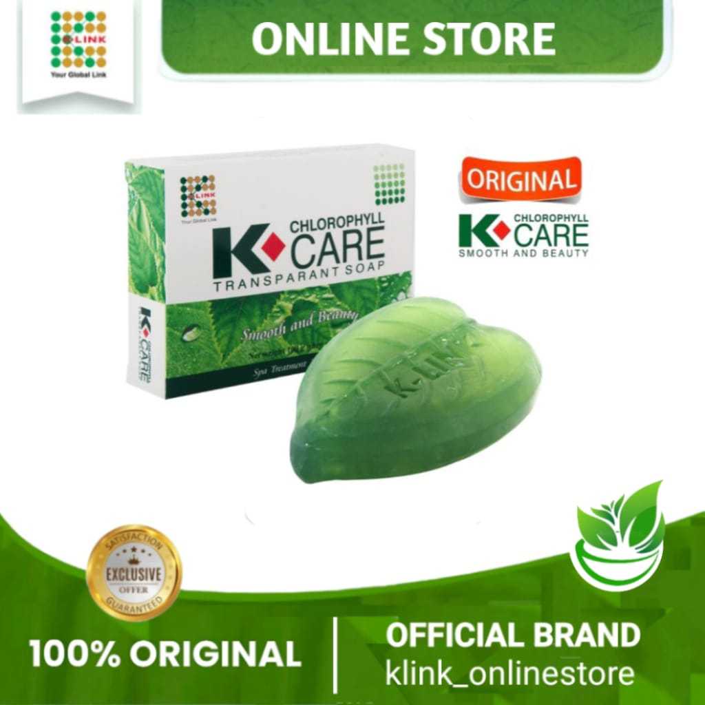 ⭐⭐⭐⭐⭐K Care Chlorophyll Transparant Soap.Sabun Klorofil.Sabun Klorofil K link.Sabun Klorofil K link 
