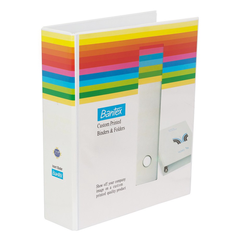 

KODE L3N Bantex Insert Ring Binder 2 Ring 65mm Folio White 8563 7