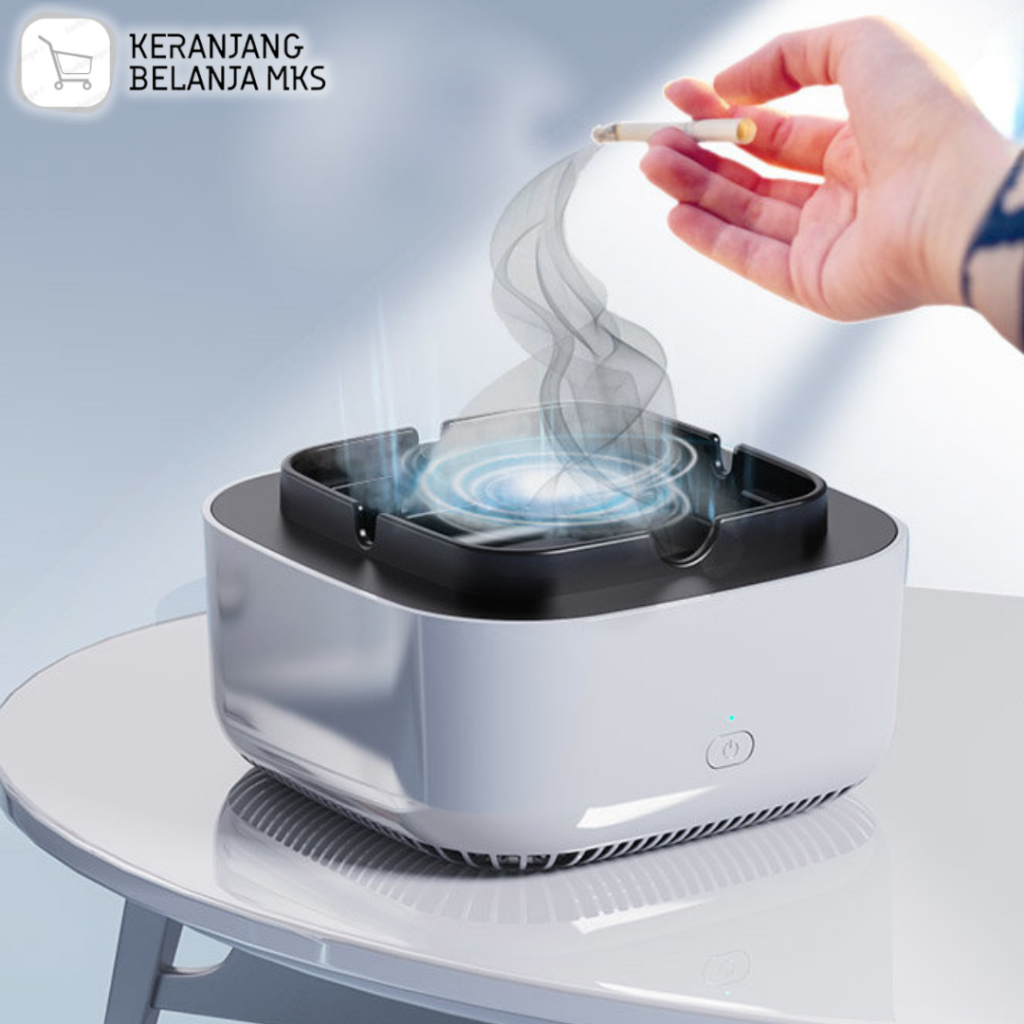 Asbak Rokok PREMIUM / Asbak Penyedot Asap Rokok Air Purifier Filter Cigar Ashtray