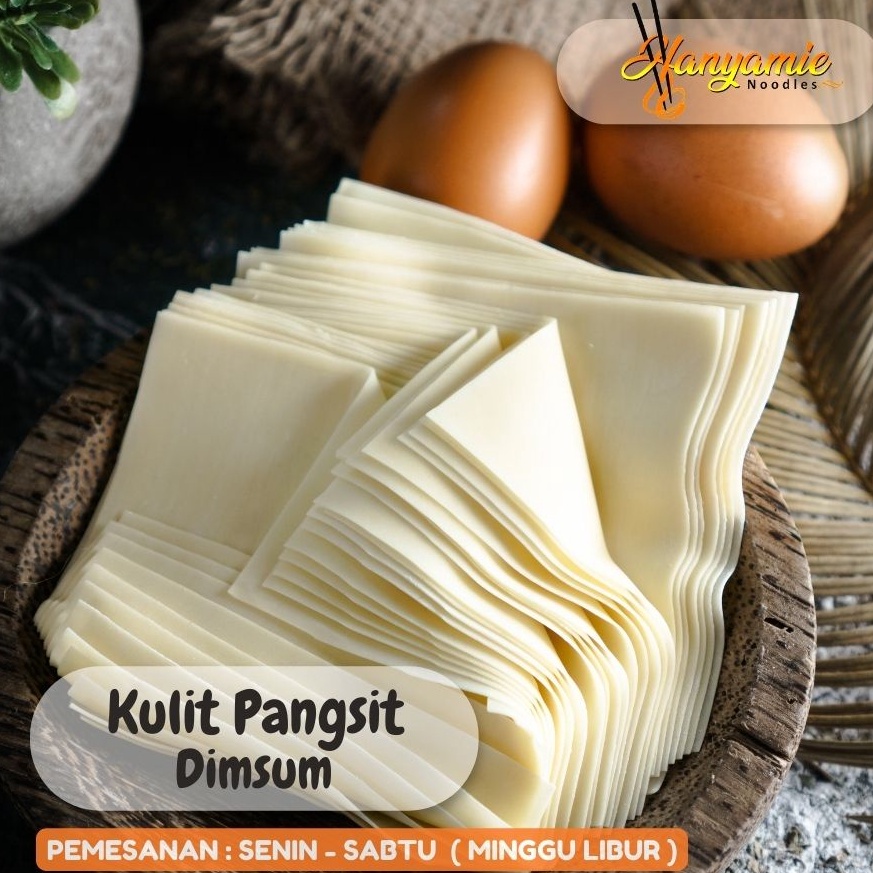 

New Product kulit pangsit siomay dimsum rebus goreng hanyamie 5gr