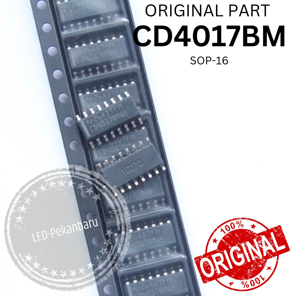 ORIGINAL IC CD4017BM SOP-16 CD4017 SMD CD 4017 BM