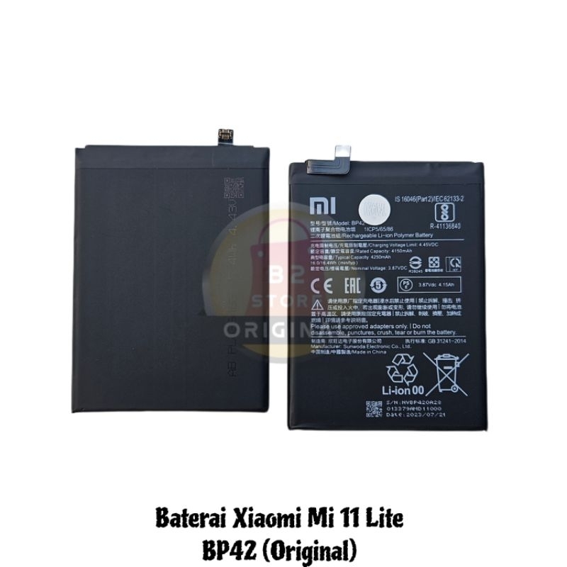 Baterai Battery Xiaomi Mi 11 Lite BP42 / Mi11 Lite Original