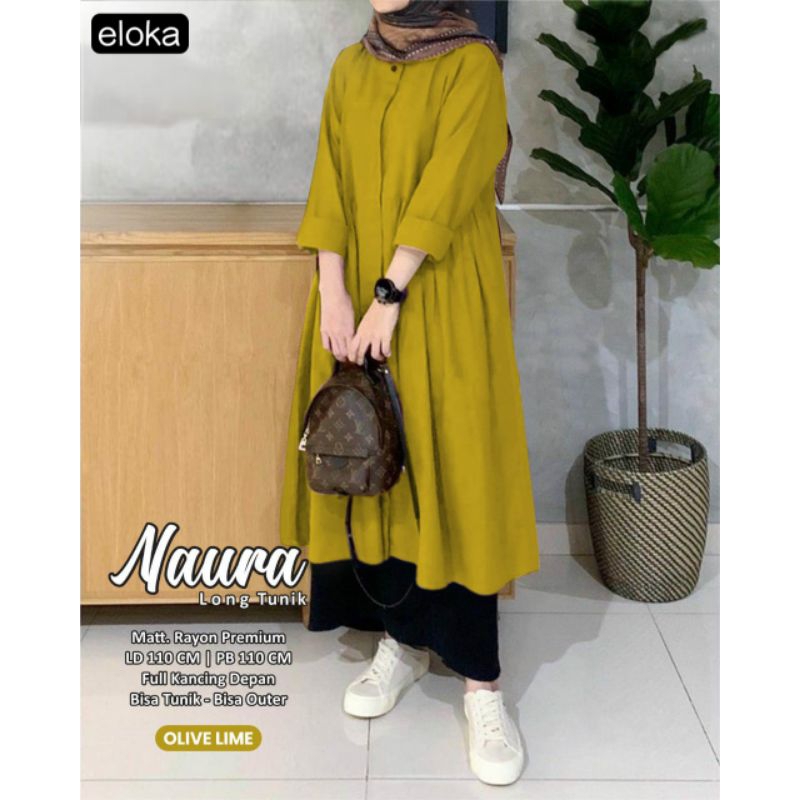 Naura Long Tunik by Eloka