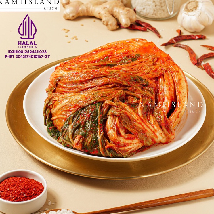

Spesial disini Kimchi Sawi by resto Nami island 5gr