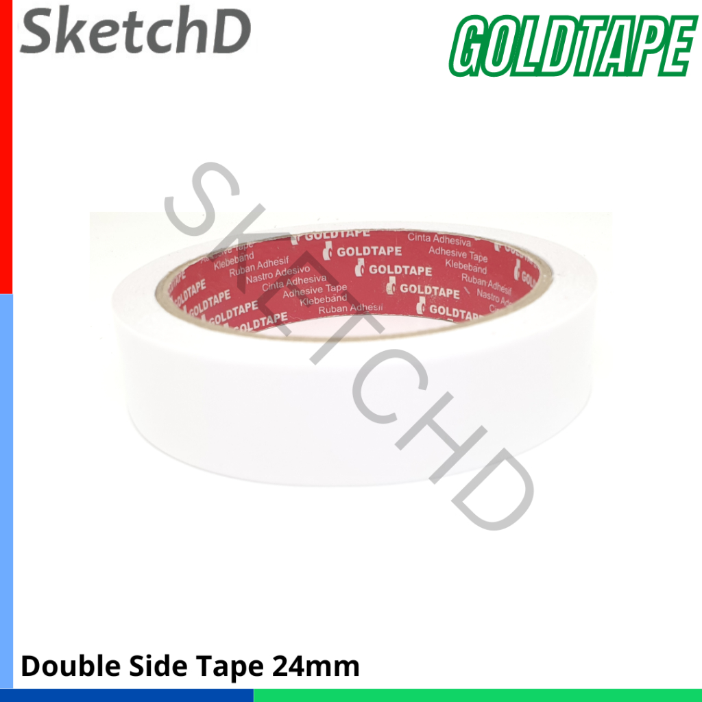 

Double tape Goldtape Merah 24 mm Double side Tape