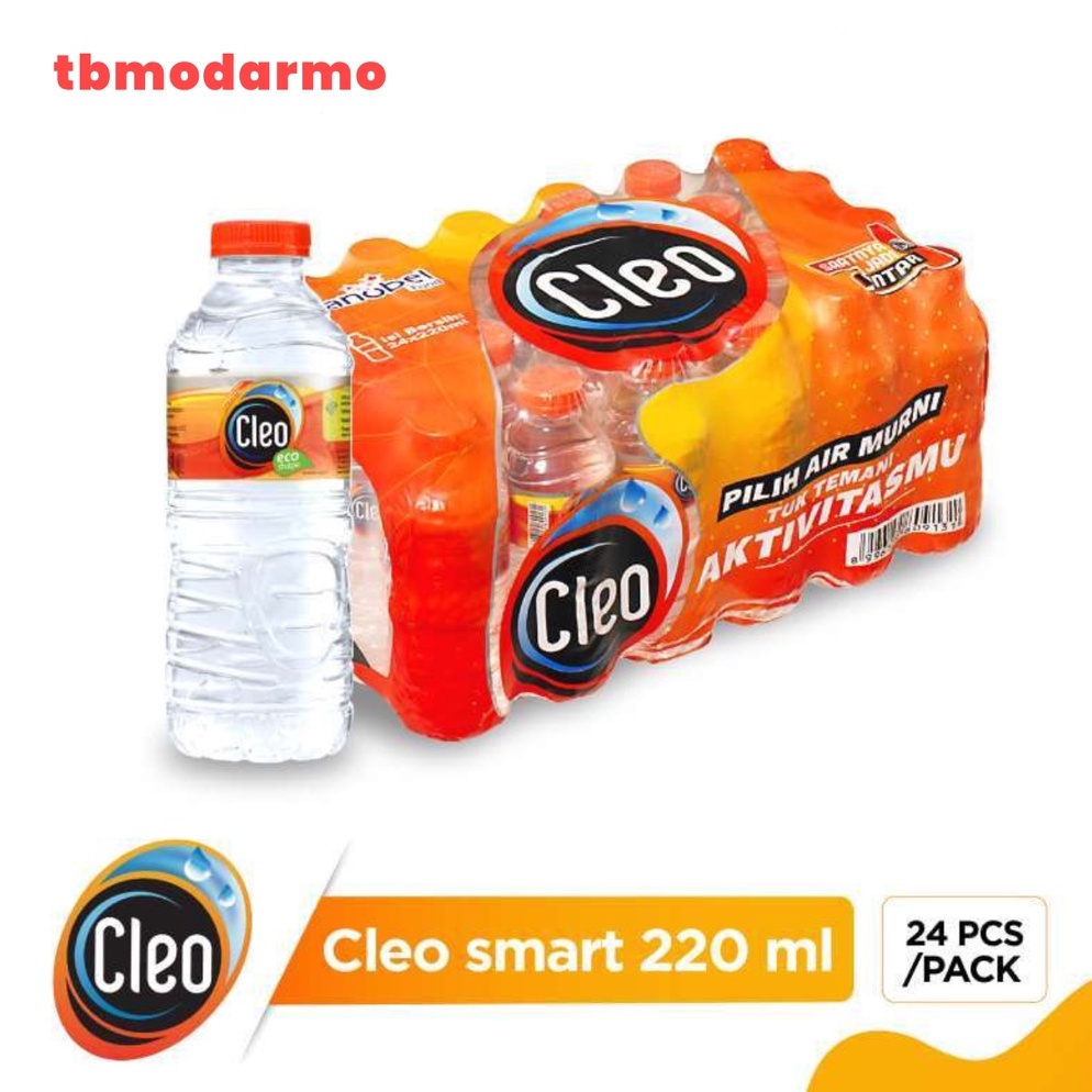 

Extra promo Cleo 22ml botol isi 24 botol Air Murni Cleo Pure Water Cleo Smart 22ml