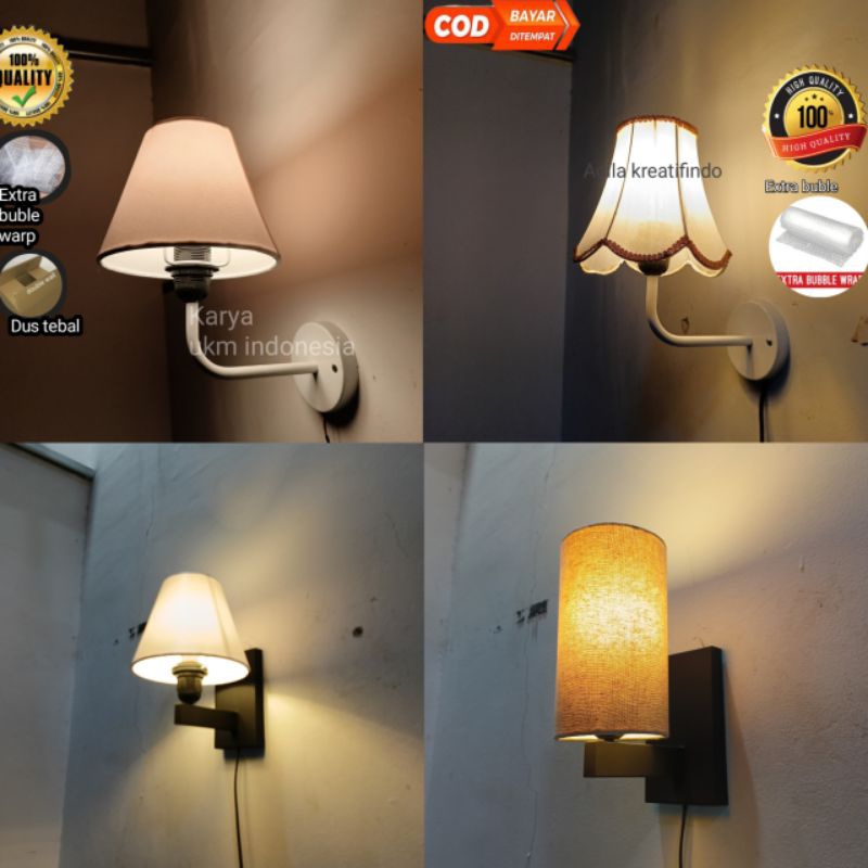 lampu dinding / lampu nakas / lampu kamar / lampu hotel / lampu tidur kamar