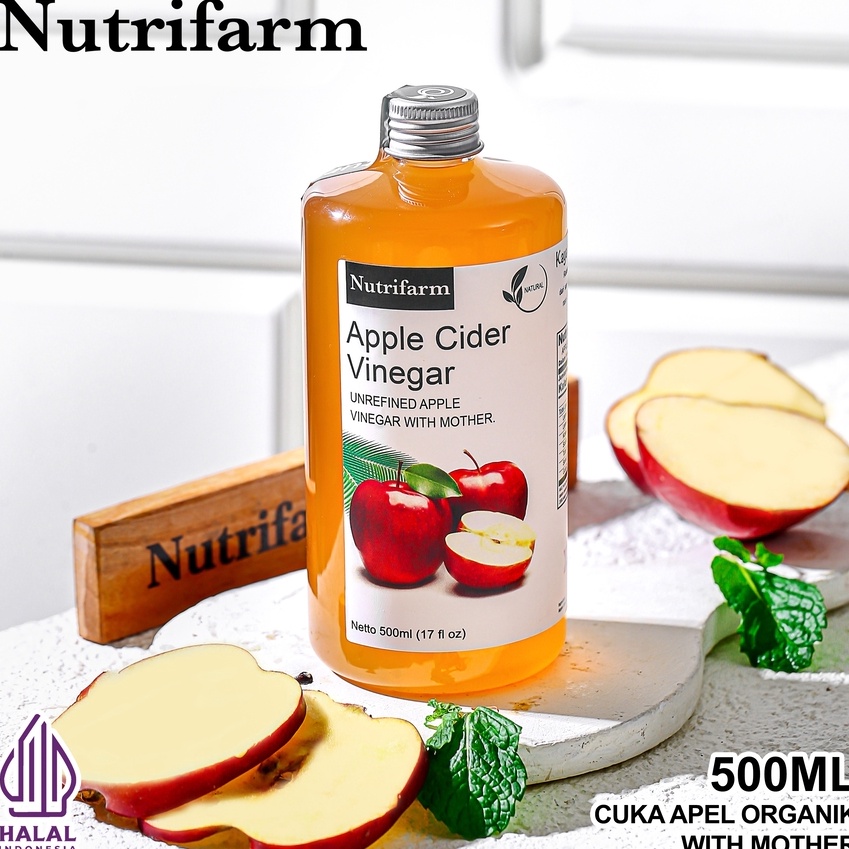 Grosiran CUKA APEL ORIGINAL ORGANIK 5 ML APPLE CIDER VINEGAR ORGANIC CUKA SARI APEL CUKA APEL UNTUK 