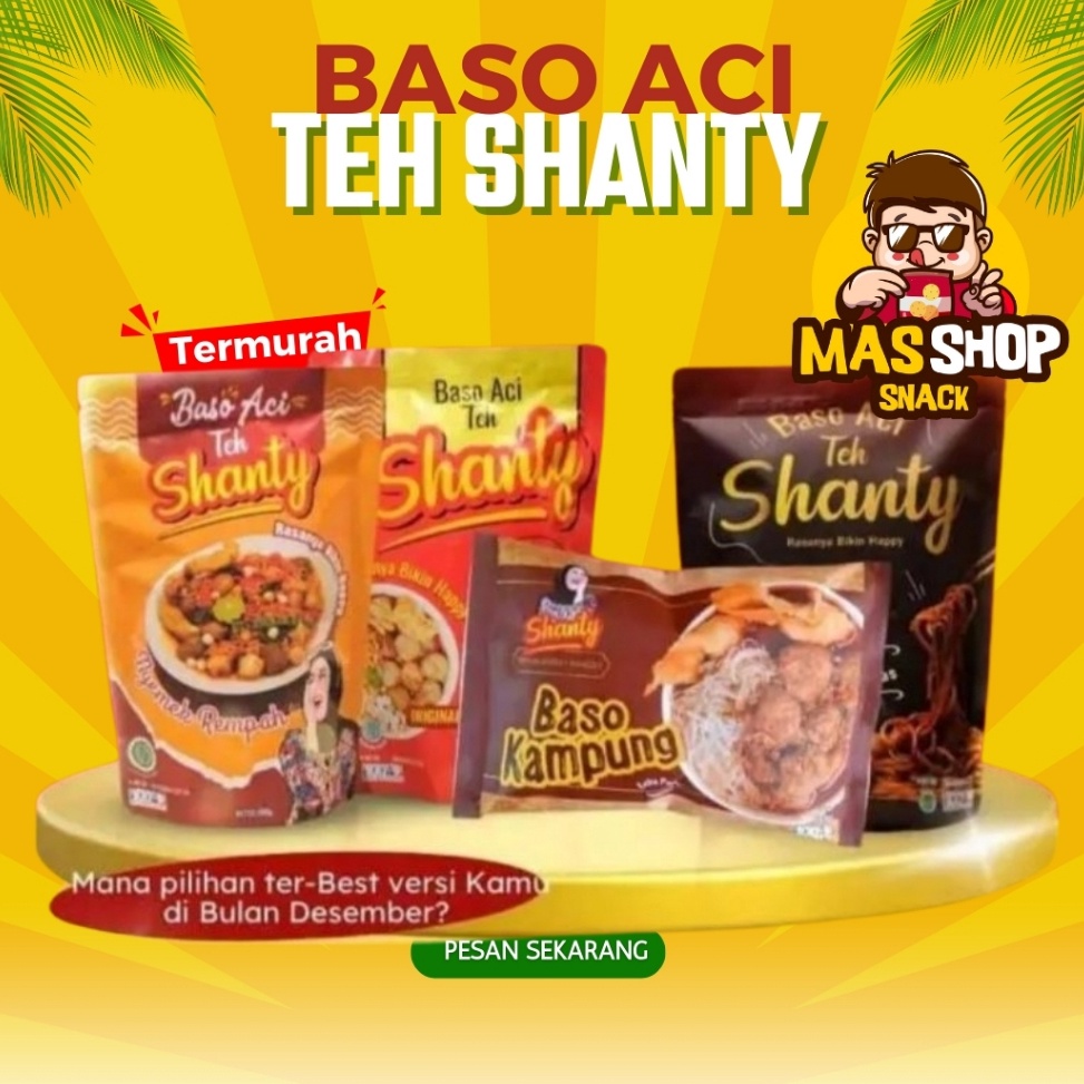 

Dikirim secepatnya BOCI TEH SHANTY Tulang Rangu Baso Aci Teh Shanty ORIGINAL pedas terasi Baso Kampung Bakso Aci Teh Shanty Boci cabe tabur