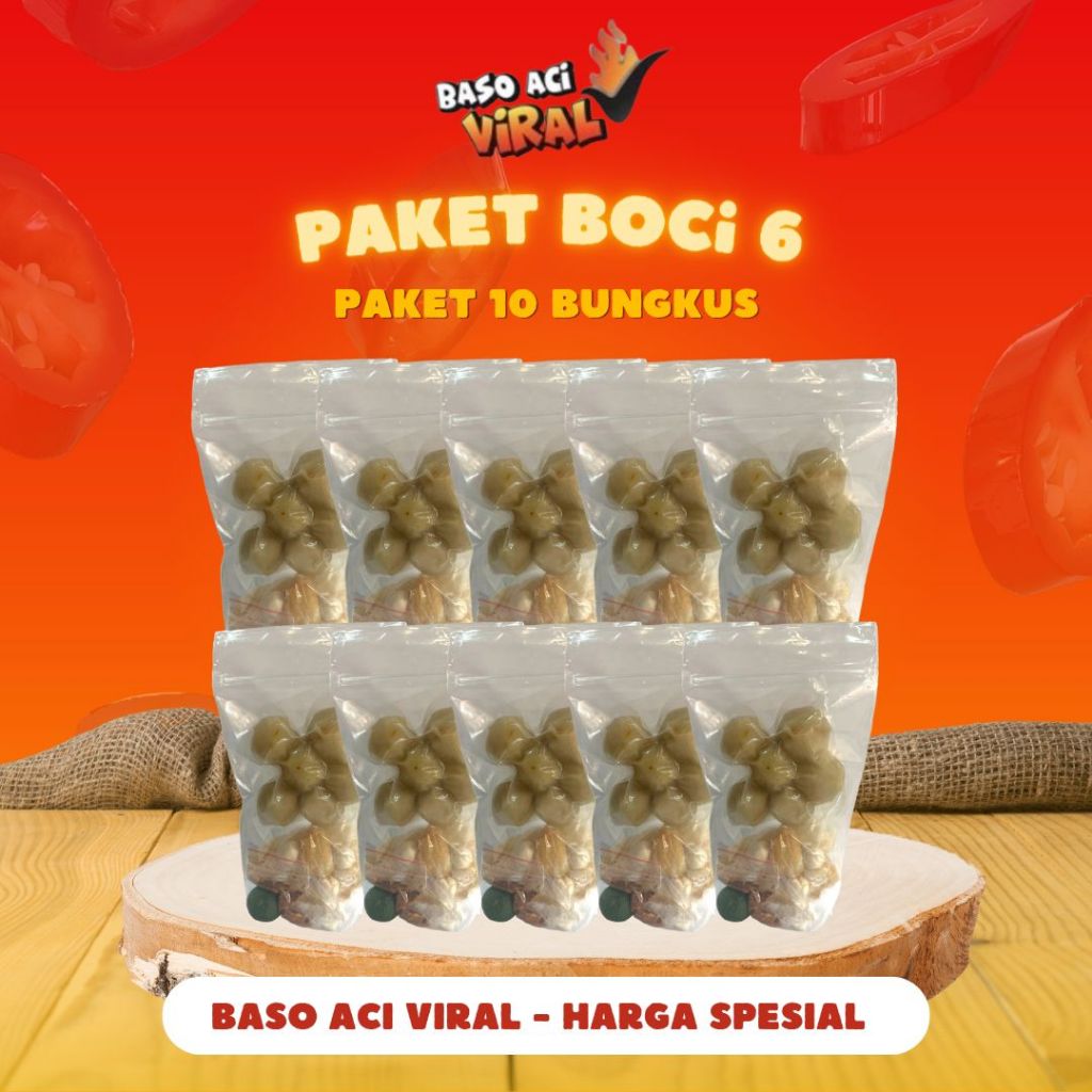 

Baso Aci Viral baso Aci ayam paket 10 bungkus baso 6 butir sudah komplit full bumbu