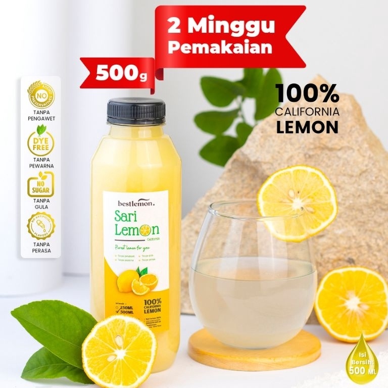 

Paling Laku Bestlemon Sari Lemon Pure Lemon Juice Diet Natural Healthy Drink 5 ML