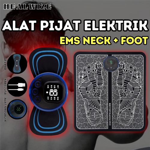 Ems Massager Multifungsi Alat Pijat Leher Punggung Elektrik Alat Pemijat Punggung Elektric Alat Pija