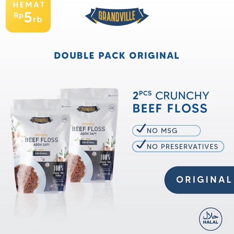 

Instan Grandville Abon SAPI Crunchy Double Pack Original