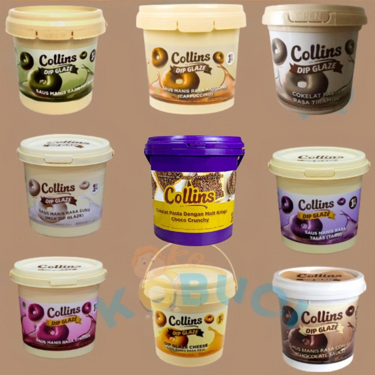 

Belanja sekarang Collins Dip Glaze 1 Kg Pil Toples Coklat Strawberry Cheese Taro Green Tea Tiramisu Susu Cappucino