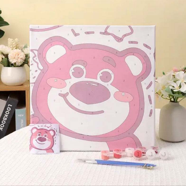 

ART K93K Painting by numbers for kids DIY melukis kanvas DIY painting by numbers