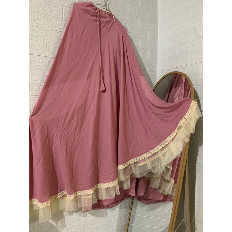 KL| Mukenah sabrina rayon polos, mukenah rayon2in1