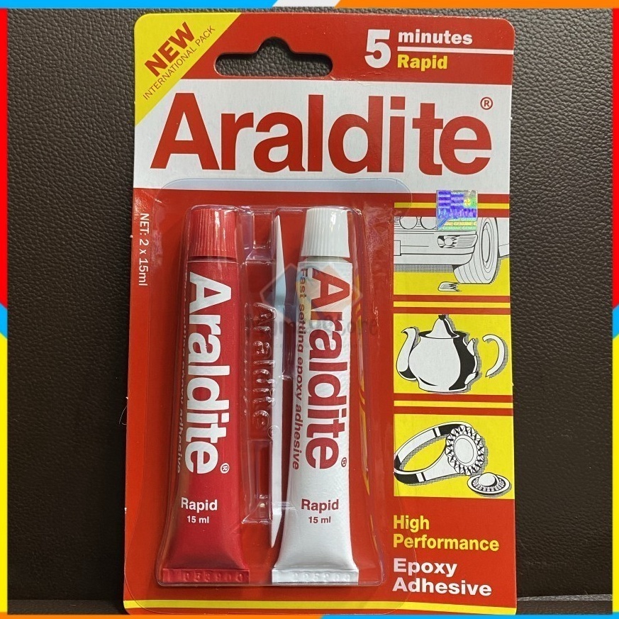 

ART Q78P Araldite merah 3ml LEM KACA ORIGINAL