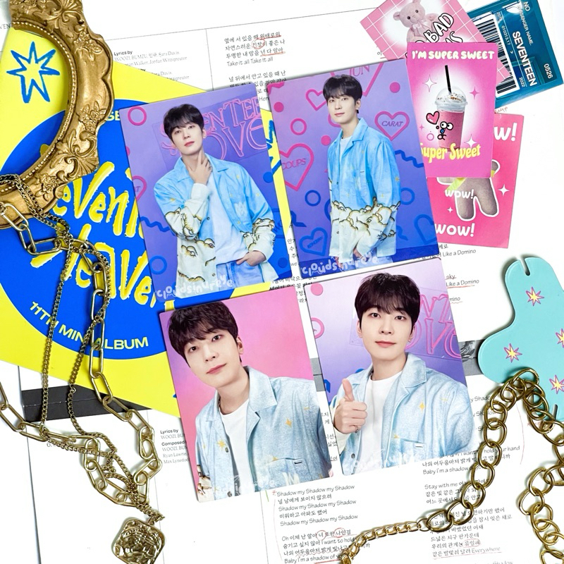 (Ready Stock) Photocard Official Wonwoo Seventeen Trading Card Japan Seventeen Love Fan meeting 2023