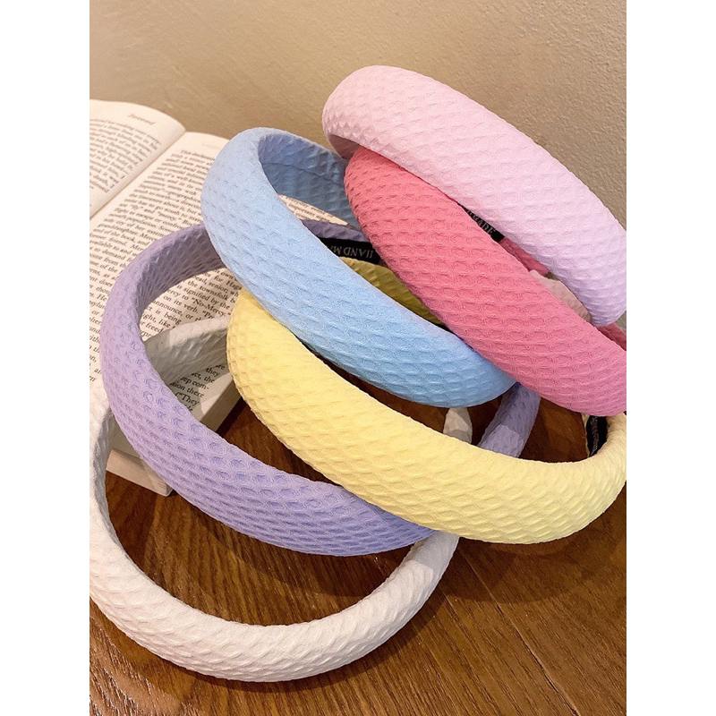 YDN || B11-16  Bando Lebar Korea / Bando Korea / Bando Polos Warna / Bando Rambut