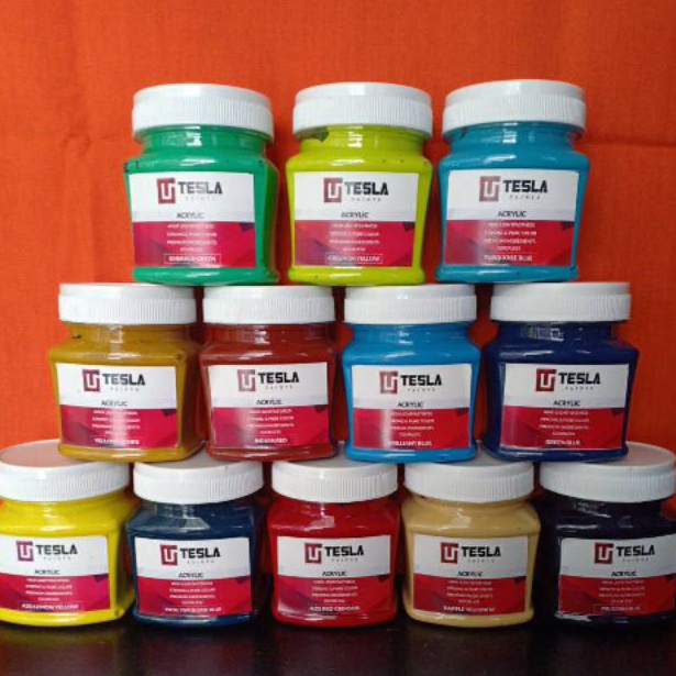 

KODE F9Z9 Acrylic Tesla Paint 125ml Part 2 Cat Akrilik Tesla 125ml