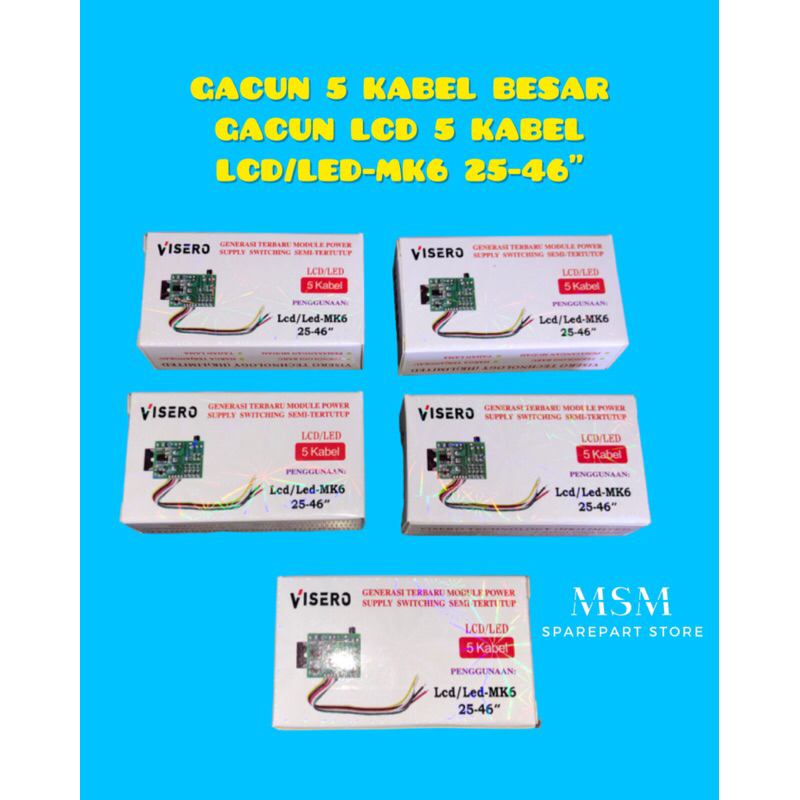 GACUN 5 KABEL BESAR GACUN LCD 5 KABEL LCD/LED-MK6 25-46"
