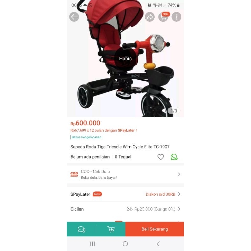 sepeda anak cycle