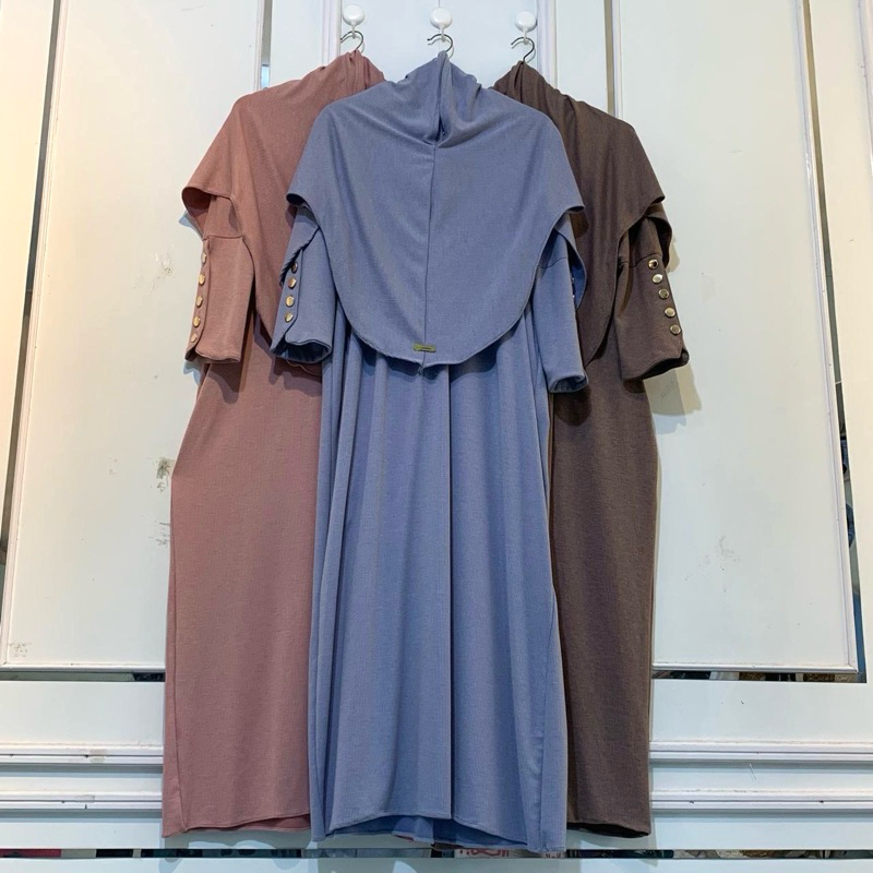 Arumi Set Bergo - Abaya Daily Jumbo LD 130 cm Knit Premium