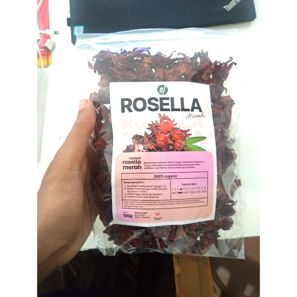 

Teh Herbal Bunga Rosella Merah Kering 100gr Teh Seduh Superfood Banyak Manfaat Teh Organik Pendamping Program Diet