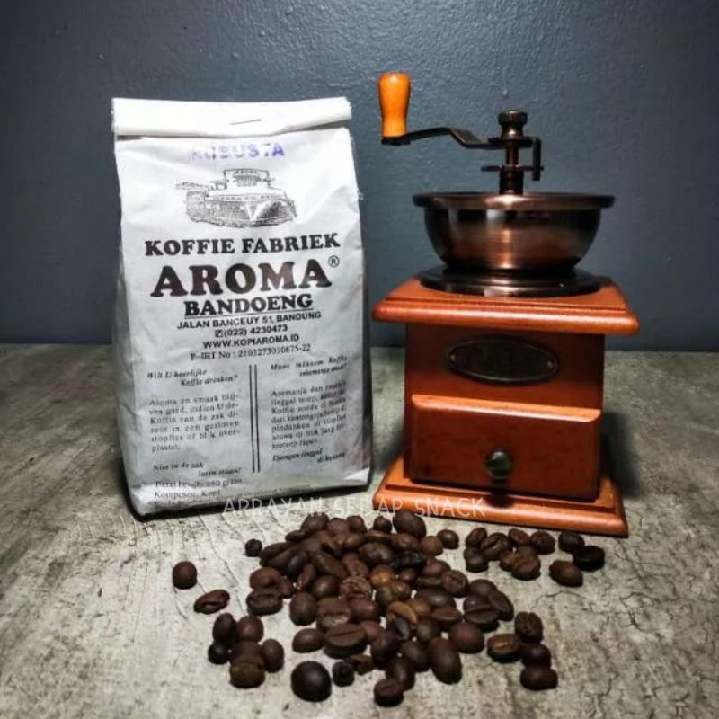 

Kopi Robusta Aroma Bandung Asli Coffee Giling Halus 250 500 Gram 1 Kilo
