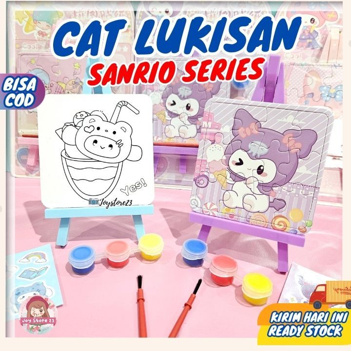 

Lukisan Sanrio/ Melukis Sanrio/1 paket Lukis/Cat Lukis/Canvas Lukisan Sanrio