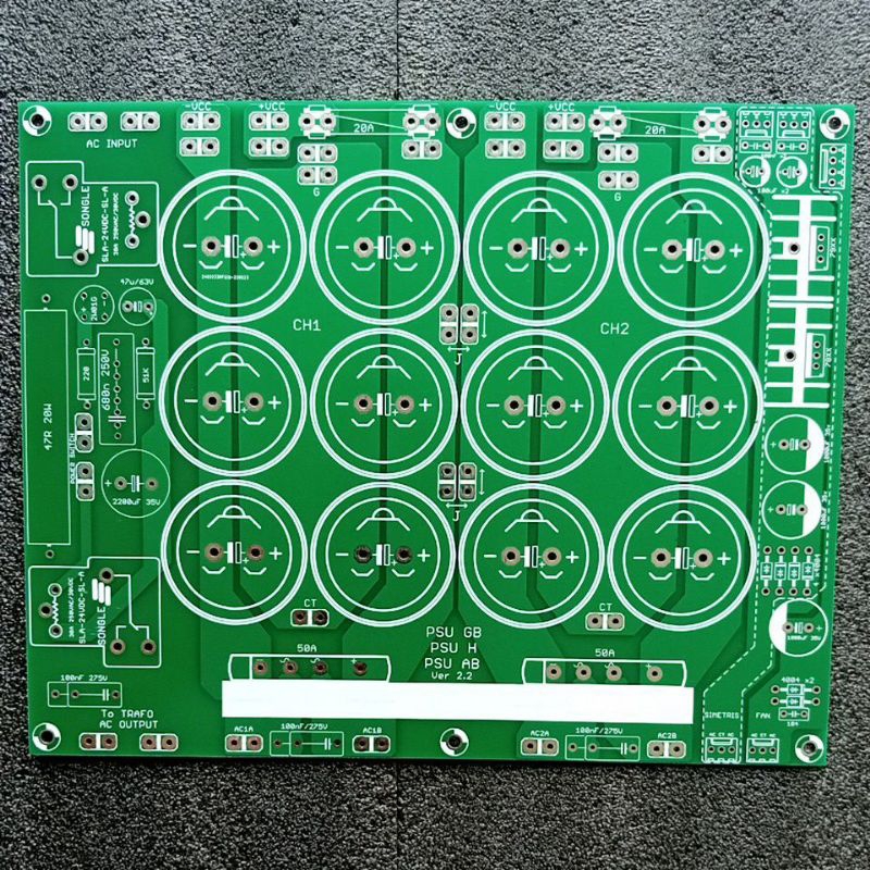 PCB PSU CLAS GB 12 ELCO double layer