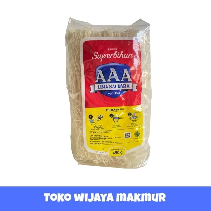 

Super Bihun AAA | Lima Saudara 450GR